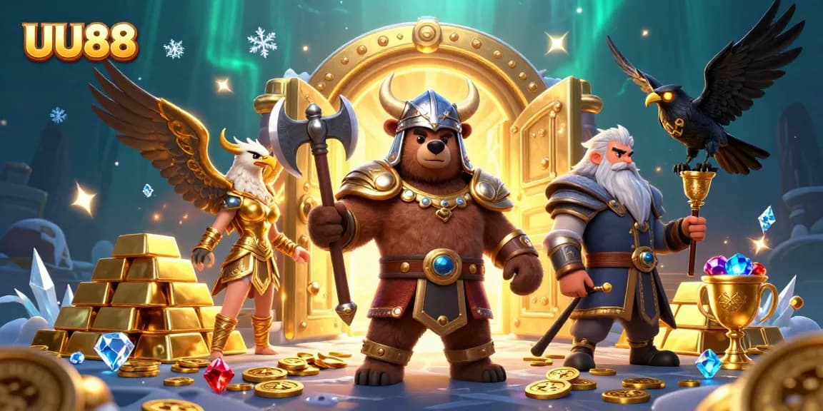 Experience thrilling action at UU88 with vibrant 3D treasures, slots, and gameplay!