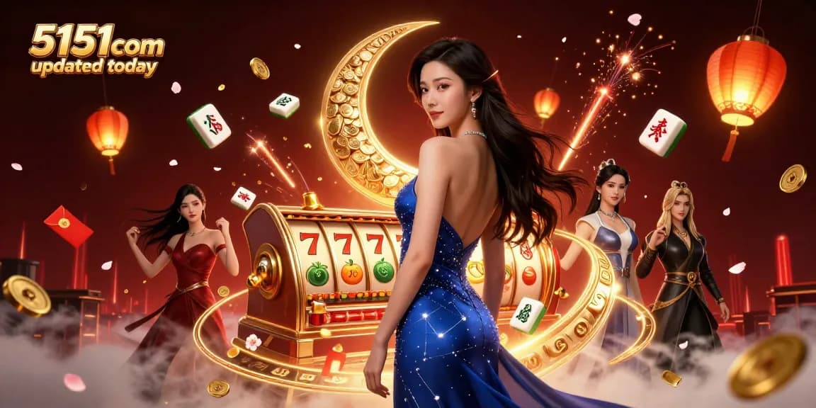 Engage with exhilarating gameplay at 5151com updated today, featuring dynamic casino elements in a vibrant scene.