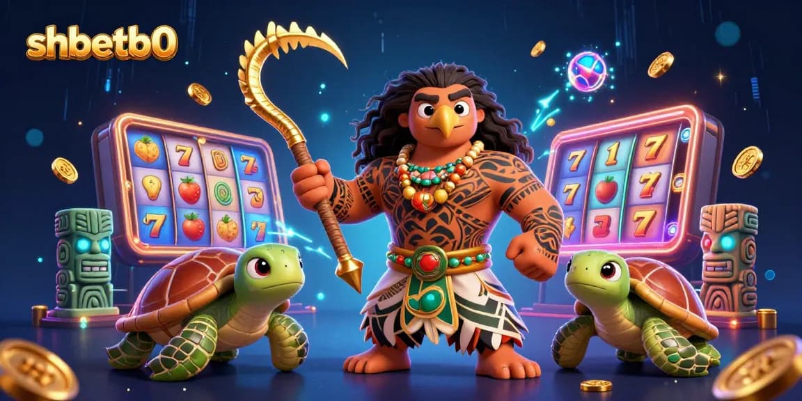 Experience the exciting action of shbetb0 with vibrant slots, tribal characters, and dynamic coins.