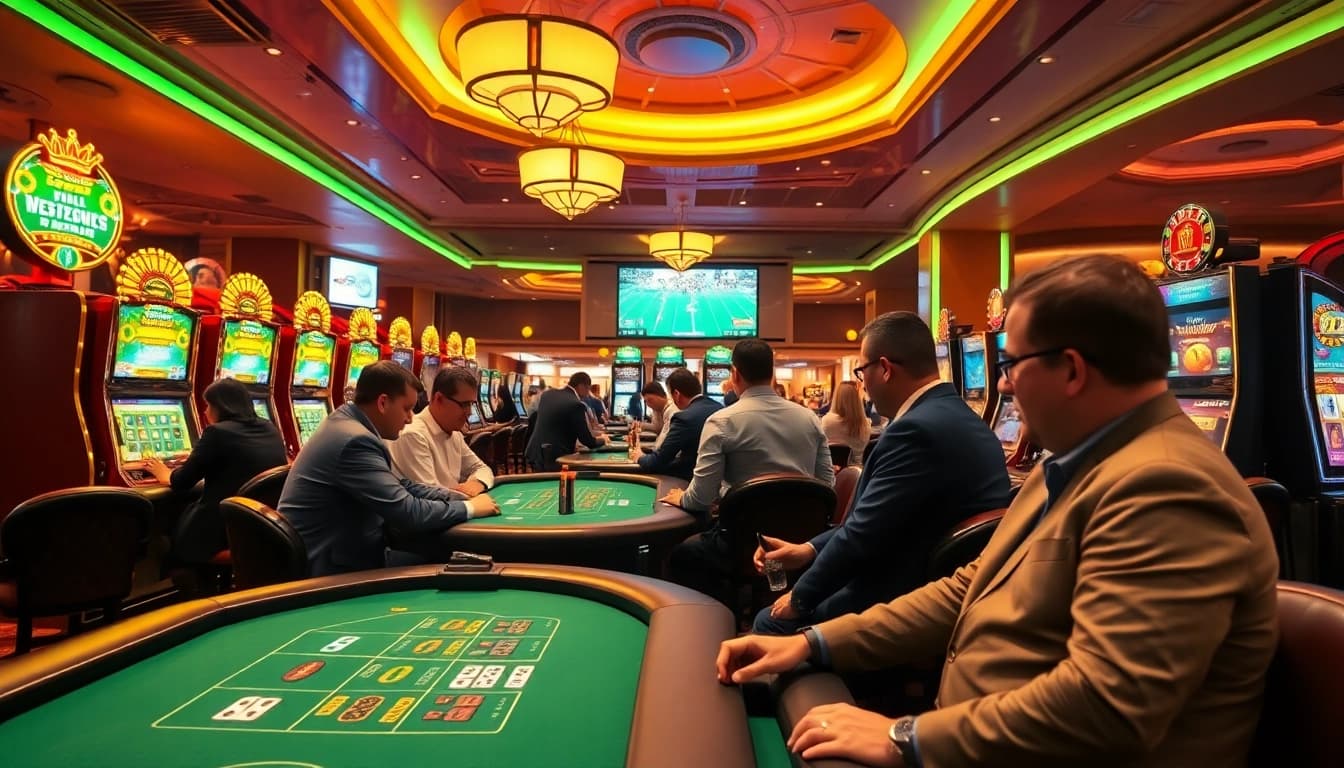 Engaging players in a casino site de paris sportif ambiance with vibrant atmosphere.