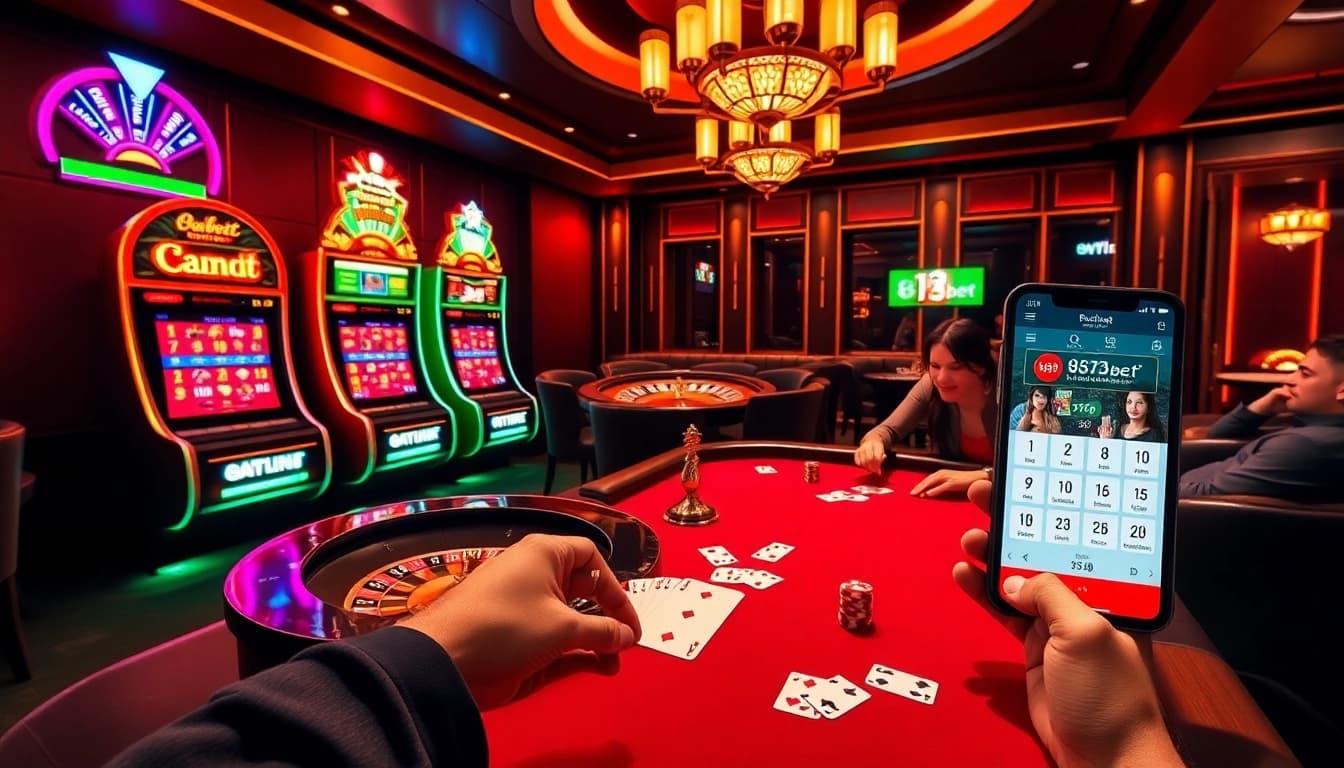 Sinta a emoção dos jogos de cassino na 813bet, com caça-níqueis vibrantes e mesas de pôquer ao vivo.