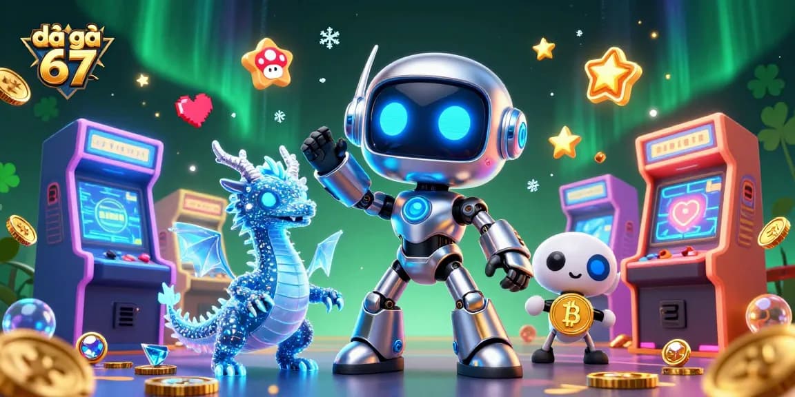 Experience thrilling đá gà 67 action with vibrant, detailed gaming elements in a captivating scene.