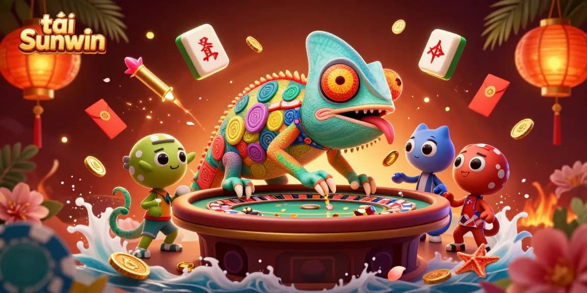 Play and enjoy tải Sunwin with dynamic casino elements in an exciting scene