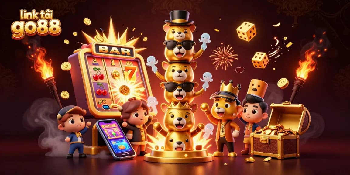 Engage with the thrill of gaming at link tải go88 through a vibrant casino scene packed with action.