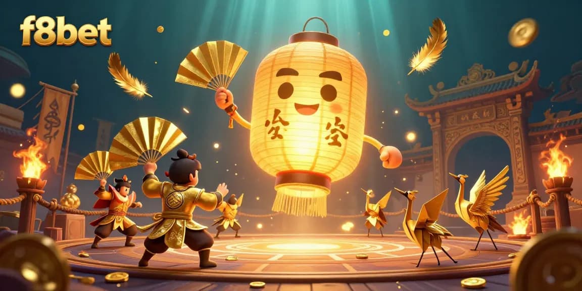 Win exciting prizes at f8bet with golden lantern spirits and festive gaming elements.