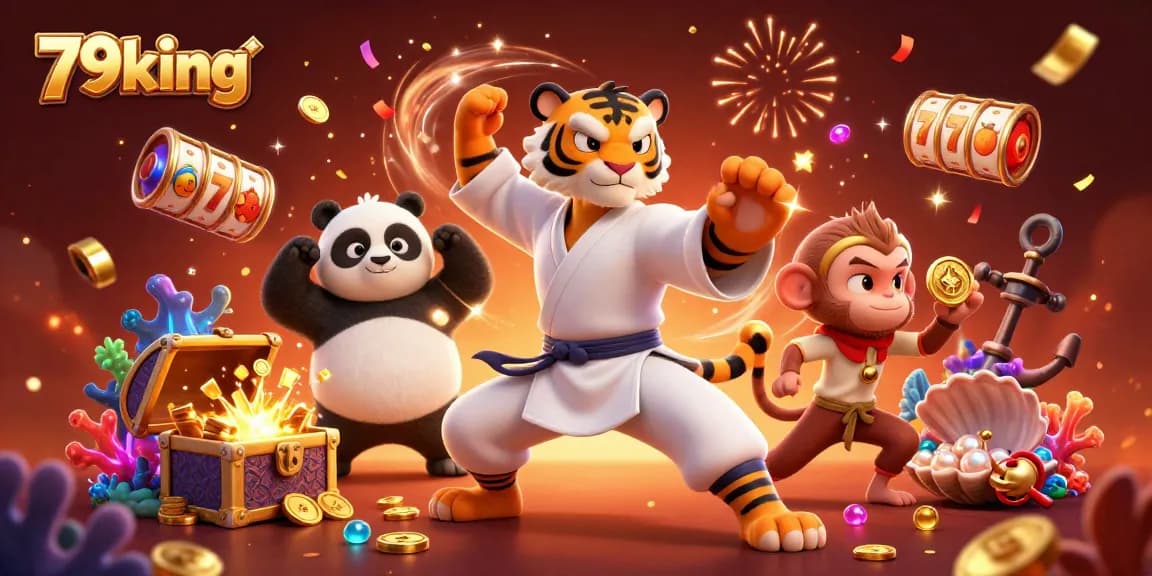 Experience thrilling slots action at 79king with riches and vibrant gaming elements.