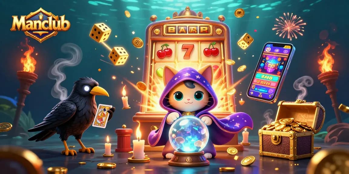 Experience thrilling jackpots with Manclub's captivating casino games and vibrant visuals.