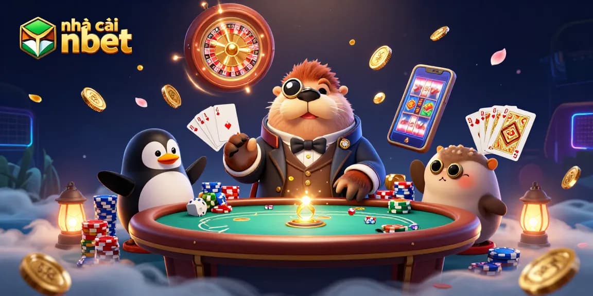 Engage in thrilling poker action with nhà cái nbet's underwater game featuring charismatic characters.