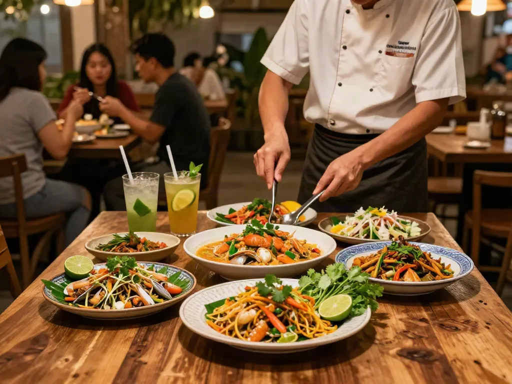rokok88 dining experience with authentic Thai dishes and vibrant atmosphere