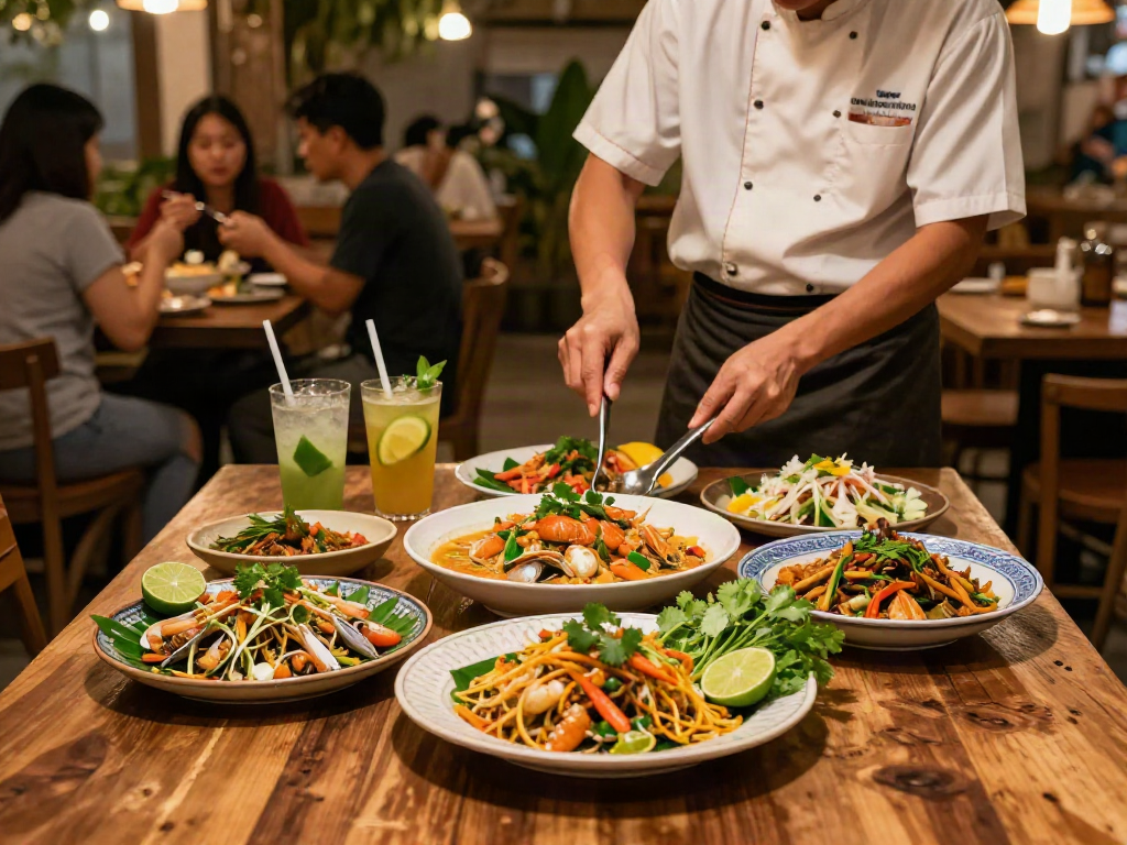 rokok88 dining experience with authentic Thai dishes and vibrant atmosphere