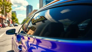 Enhance your vehicle's style with the best window tint Chattanooga TN, showcasing sleek, tinted windows.