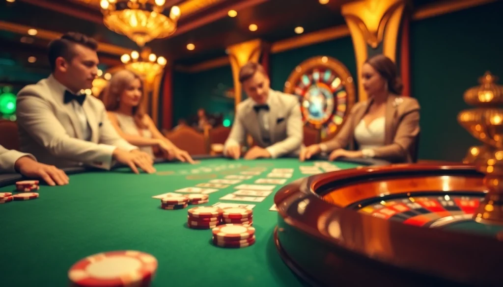 Experimente a emoção do bônus de boas-vindas do cassino enquanto joga blackjack em um ambiente luxuoso.