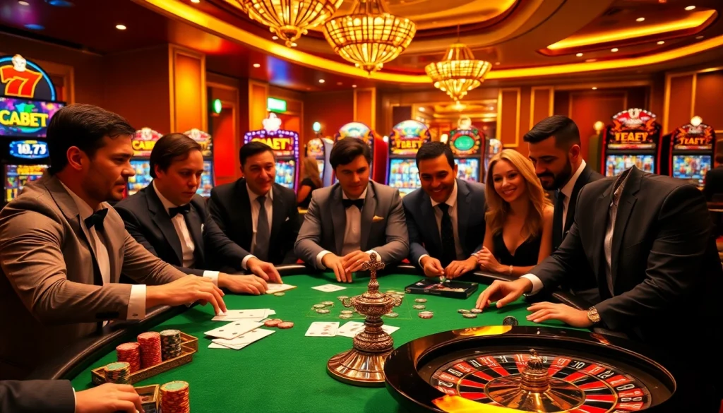 Experience the thrill of F8 BET at a luxury casino table, celebrating the excitement of strategic gambling.
