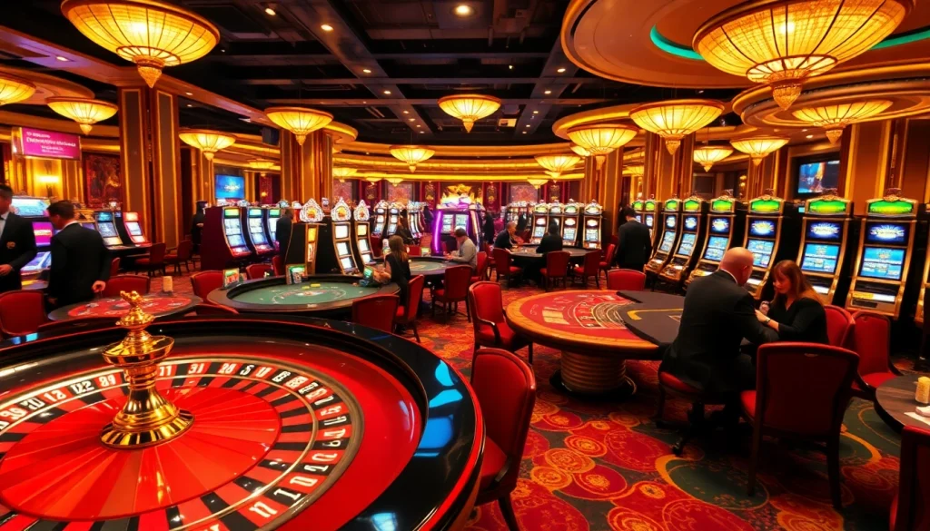 Sinta a emoção da 59A com jogadores à mesa de um cassino vibrante, exibindo ação de jogo intensa.